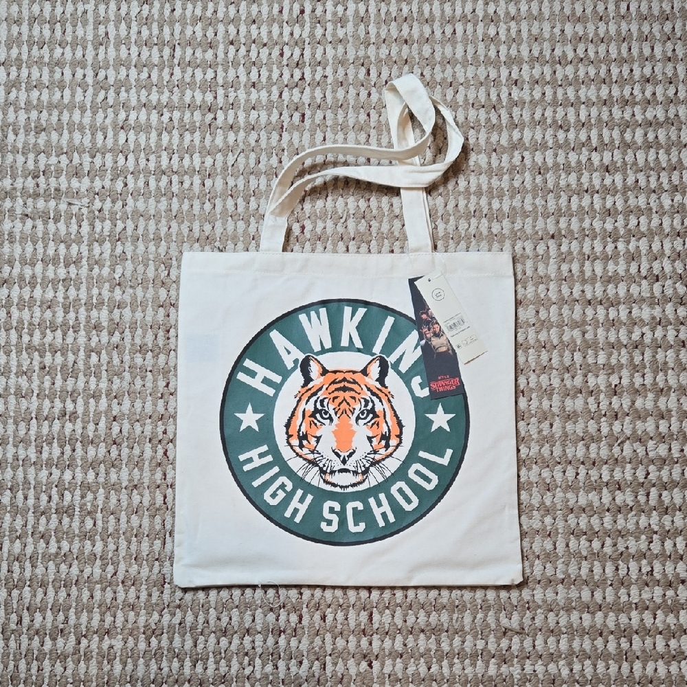 Netflix Stranger Things Hawkins High School Tote Bag Purse Handbag No Boundaries
